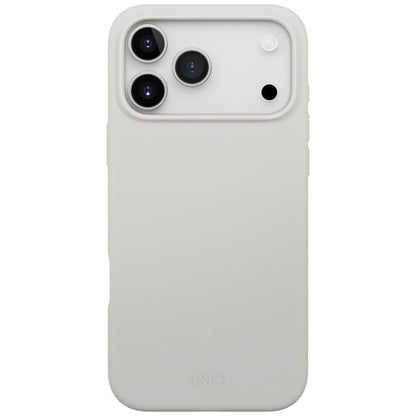 Funda MagSafe para Apple iPhone 17 Pro, UNIQ, Lino MagClick, Gris