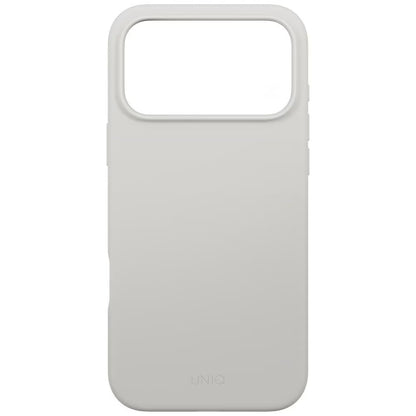 Funda MagSafe para Apple iPhone 17 Pro, UNIQ, Lino MagClick, Gris