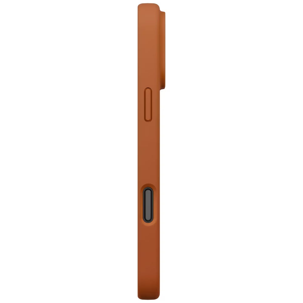 Funda MagSafe para Apple iPhone 17 Pro, UNIQ, Lino MagClick, Naranja Oscuro