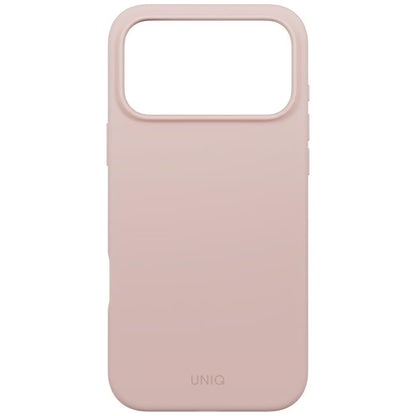 Funda MagSafe para Apple iPhone 17 Pro, UNIQ, Lino MagClick, Rosa