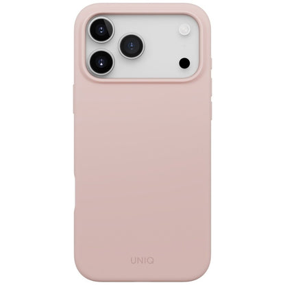Funda MagSafe para Apple iPhone 17 Pro, UNIQ, Lino MagClick, Rosa