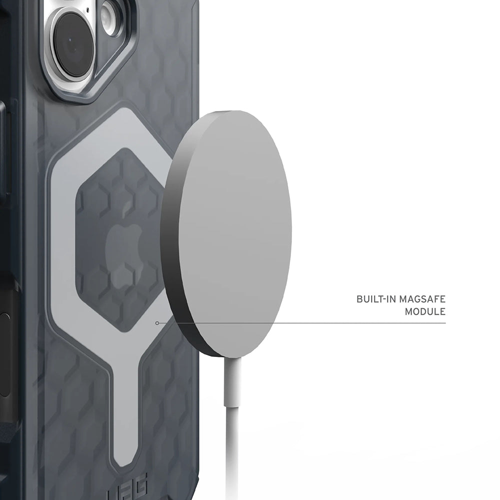Funda MagSafe para Apple iPhone 17 Pro, Urban Armor Gear, Essential Armor, Gris