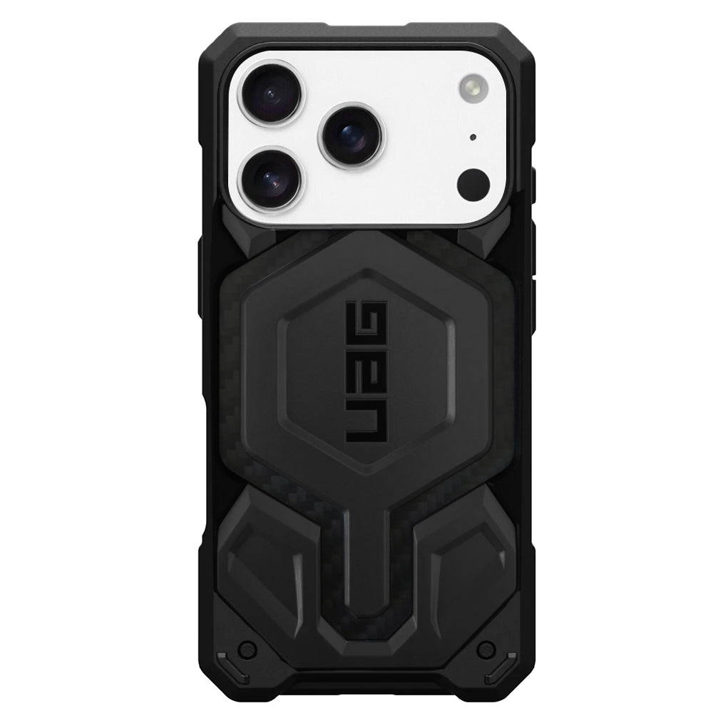 Funda MagSafe para Apple iPhone 17 Pro, Urban Armor Gear, Monarch Pro Carbon, Negra