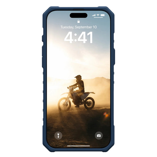 Funda MagSafe para Apple iPhone 17 Pro, Urban Armor Gear, Pathfinder Clear con Cordón, Azul