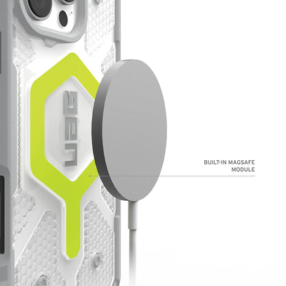 Funda MagSafe para Apple iPhone 17 Pro, Urban Armor Gear, Pathfinder Clear, Verde