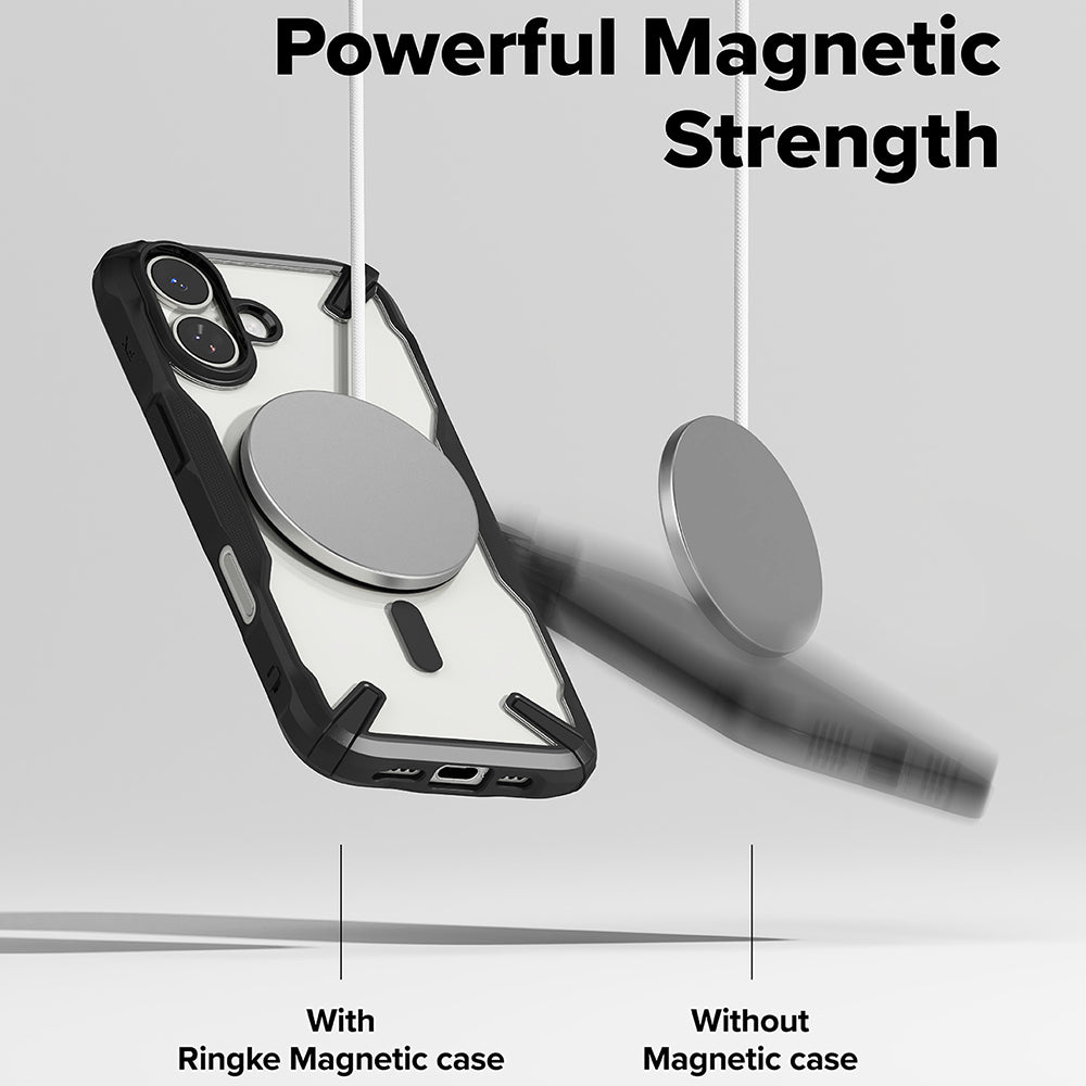 Funda MagSafe para Apple iPhone 17, Ringke, Fusion X, Negra