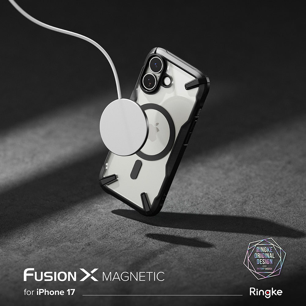 Funda MagSafe para Apple iPhone 17, Ringke, Fusion X, Negra
