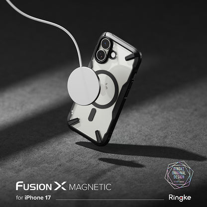 Funda MagSafe para Apple iPhone 17, Ringke, Fusion X, Negra