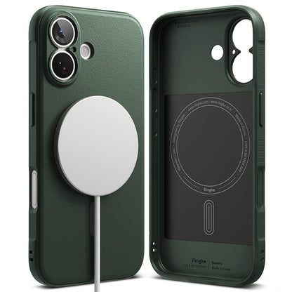 Funda MagSafe para Apple iPhone 17, Ringke, Ónix, Verde Oscuro