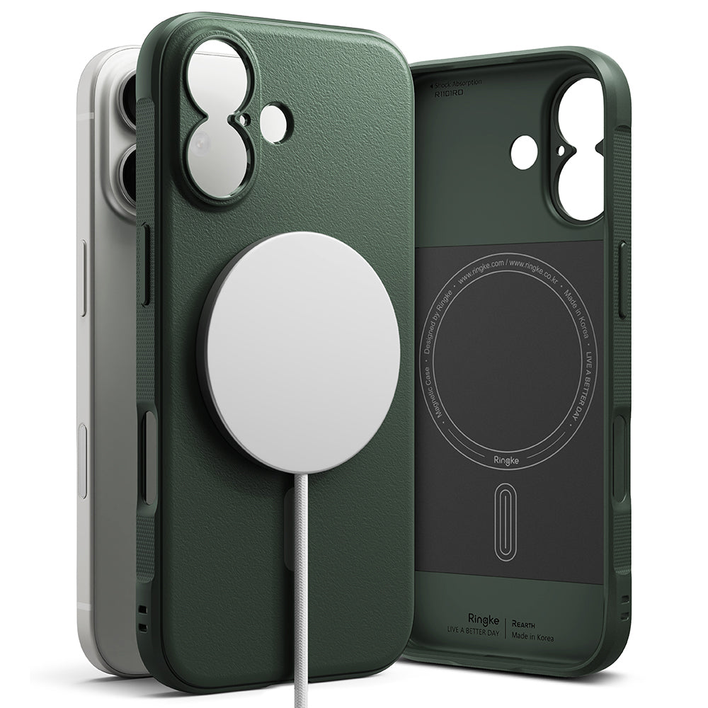 Funda MagSafe para Apple iPhone 17, Ringke, Ónix, Verde Oscuro