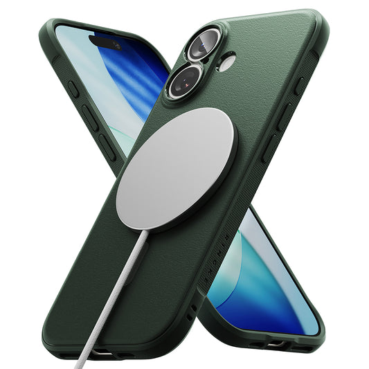 Funda MagSafe para Apple iPhone 17, Ringke, Ónix, Verde Oscuro