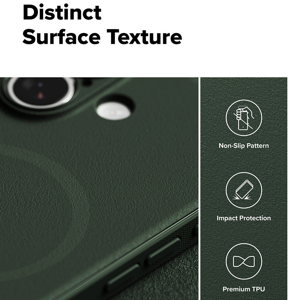 Funda MagSafe para Apple iPhone 17, Ringke, Ónix, Verde Oscuro