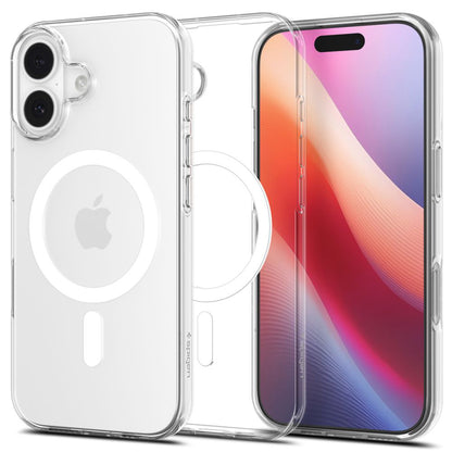 Funda MagSafe para Apple iPhone 17, Spigen, Liquid Crystal, Blanca