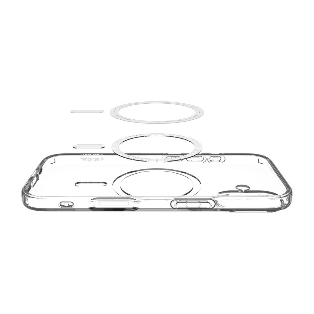 Funda MagSafe para Apple iPhone 17, Spigen, Liquid Crystal, Blanca