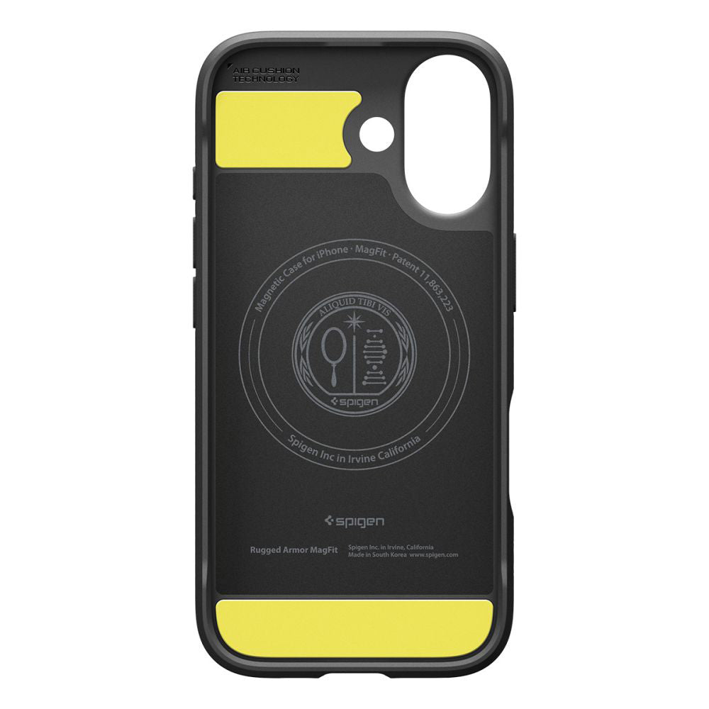 Funda MagSafe para Apple iPhone 17, Spigen, Rugged Armor, Negra Mate