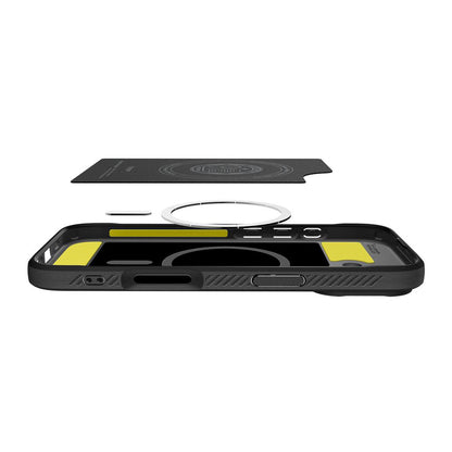 Funda MagSafe para Apple iPhone 17, Spigen, Rugged Armor, Negra Mate