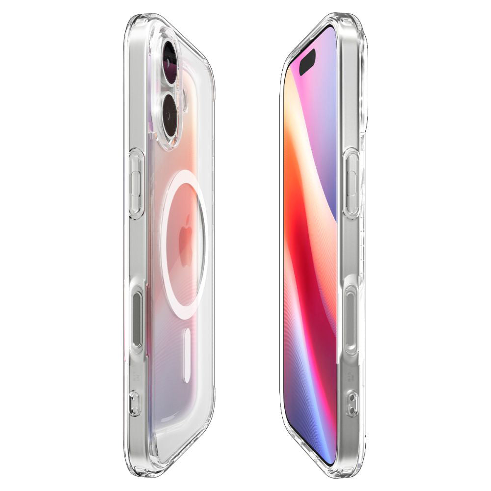 Funda MagSafe para Apple iPhone 17, Spigen, Ultra Hybrid, Blanca