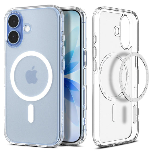 Funda MagSafe para Apple iPhone 17, Spigen, Ultra Hybrid, Blanco Satinado