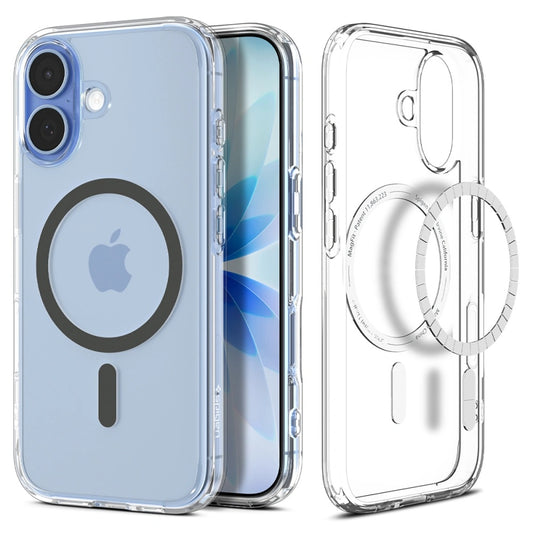 Funda MagSafe para Apple iPhone 17, Spigen, Ultra Hybrid, Gris