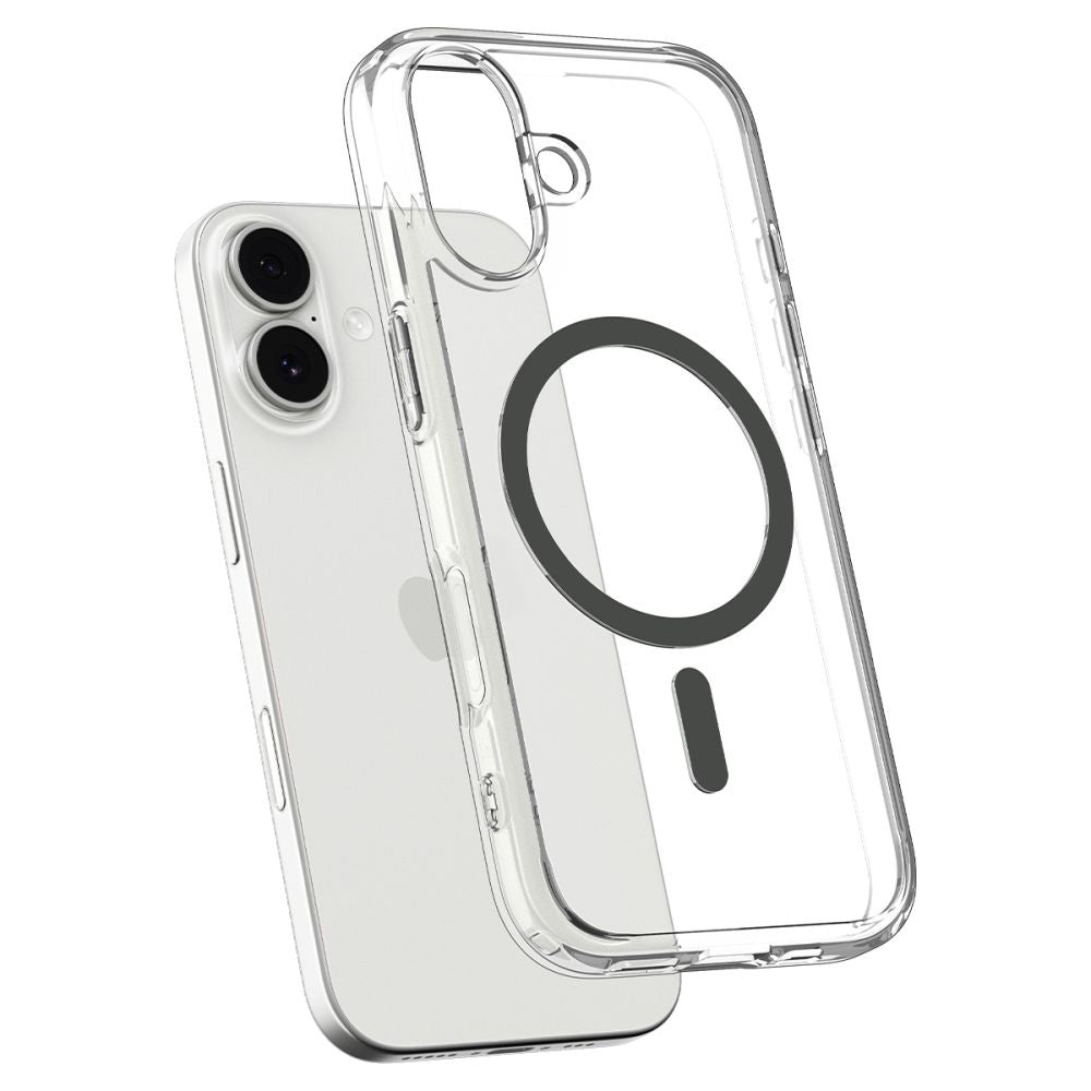 Funda MagSafe para Apple iPhone 17, Spigen, Ultra Hybrid, Gris