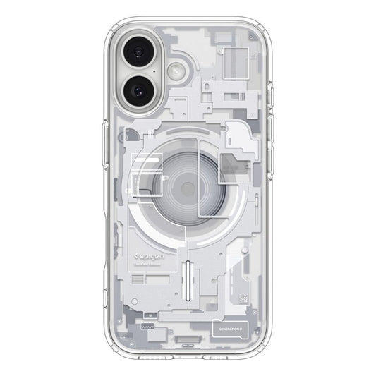Funda MagSafe para Apple iPhone 17, Spigen, Ultra Hybrid Zero One, Blanca