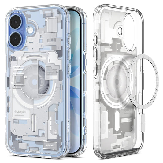 Funda MagSafe para Apple iPhone 17, Spigen, Ultra Hybrid Zero One, Blanca