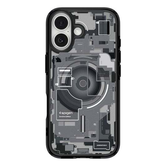 Funda MagSafe para Apple iPhone 17, Spigen, Ultra Hybrid Zero One, Negra