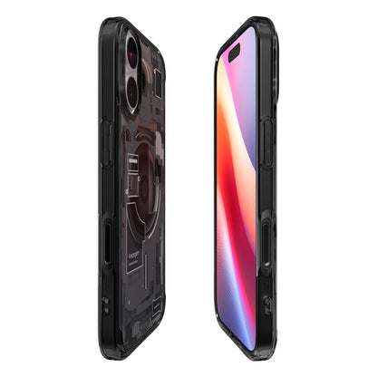 Funda MagSafe para Apple iPhone 17, Spigen, Ultra Hybrid Zero One, Negra