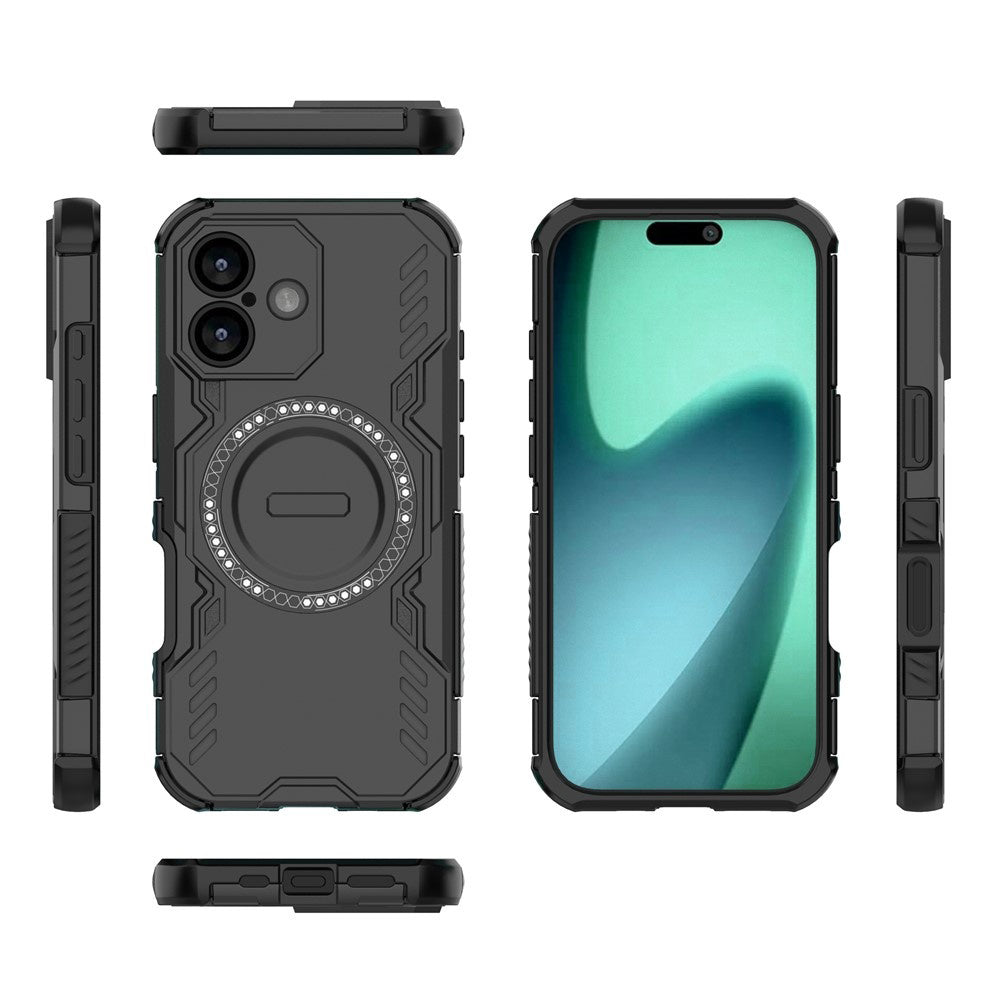 Funda MagSafe para Apple iPhone 17, Techsuit, ArmorMag, Negra