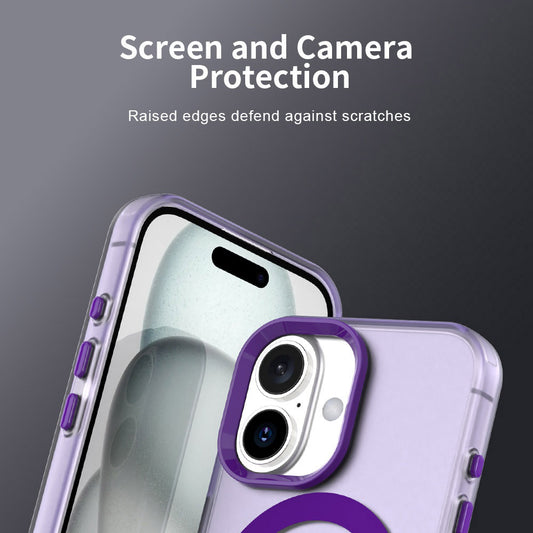 Funda MagSafe para Apple iPhone 17, Techsuit, CandyCase, Morado