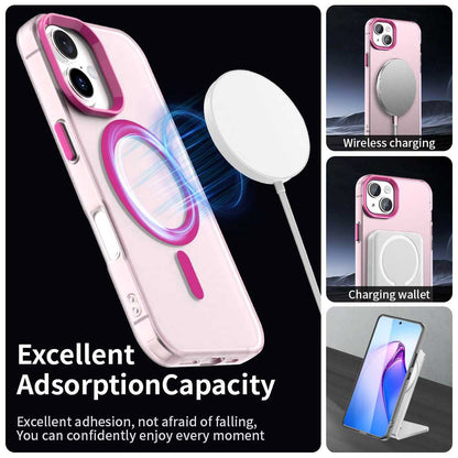 Funda MagSafe para Apple iPhone 17, Techsuit, CandyCase, Rosa.