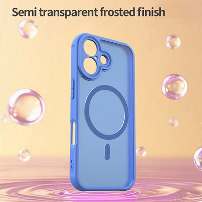 Funda MagSafe para Apple iPhone 17, Techsuit, HaloFrost II, Azul.