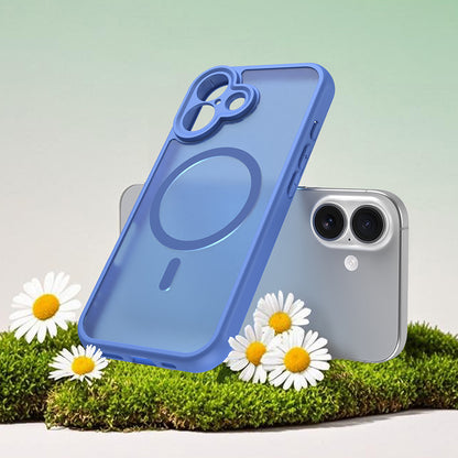 Funda MagSafe para Apple iPhone 17, Techsuit, HaloFrost II, Azul.