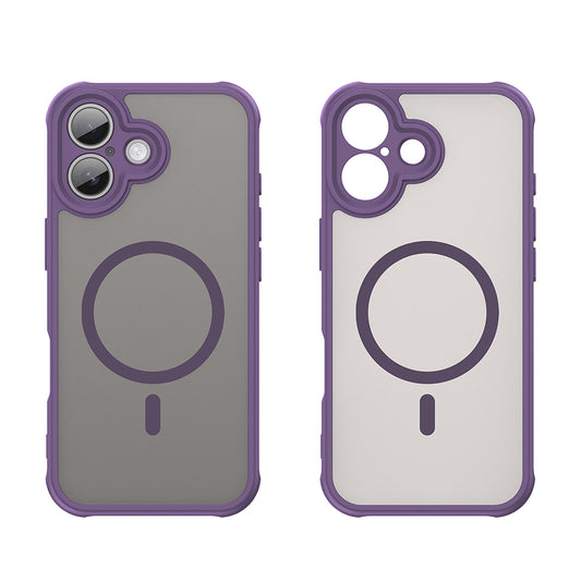 Funda MagSafe para Apple iPhone 17, Techsuit, HaloFrost II, Morado