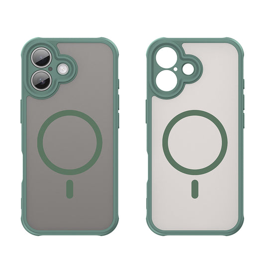 Funda MagSafe para Apple iPhone 17, Techsuit, HaloFrost II, Verde
