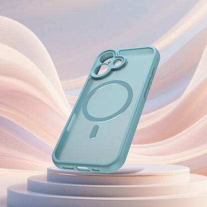 Funda MagSafe para Apple iPhone 17, Techsuit, HaloFrost II, Verde Claro