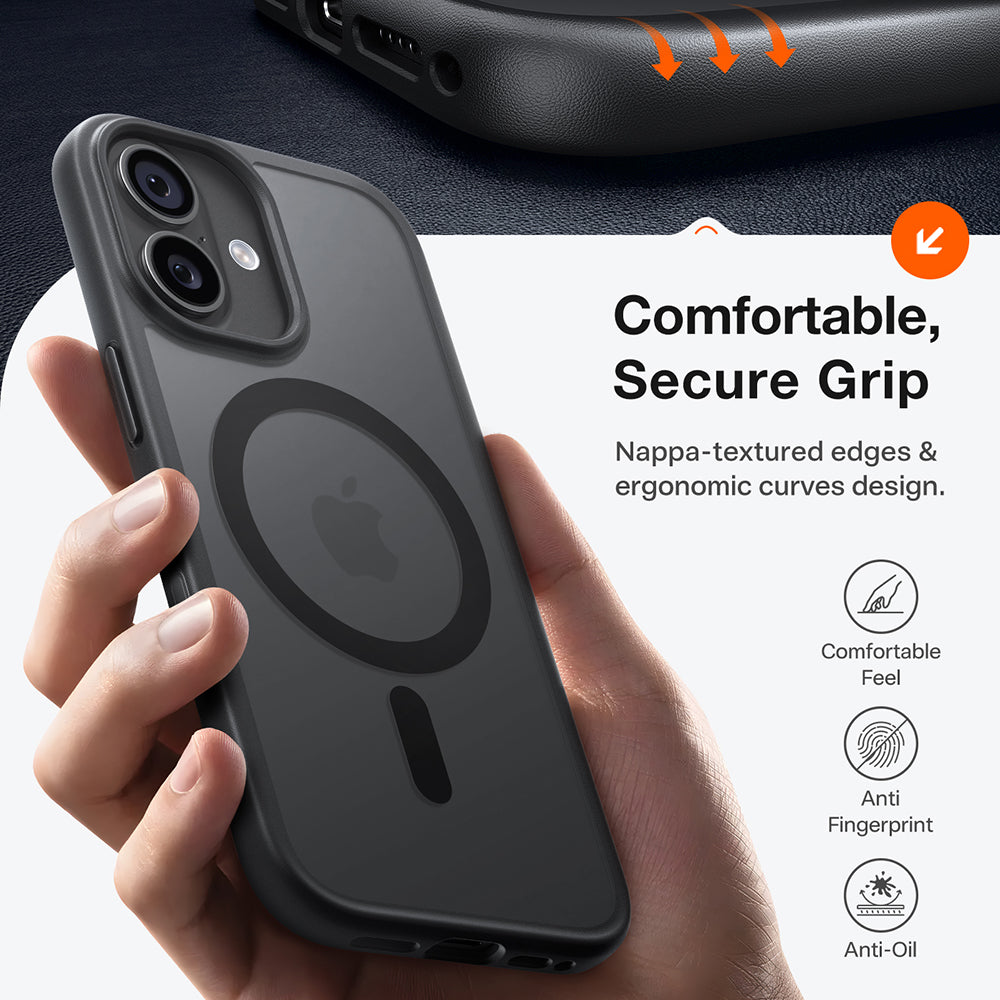 Funda MagSafe para Apple iPhone 17, Torras, Guardian, Negra