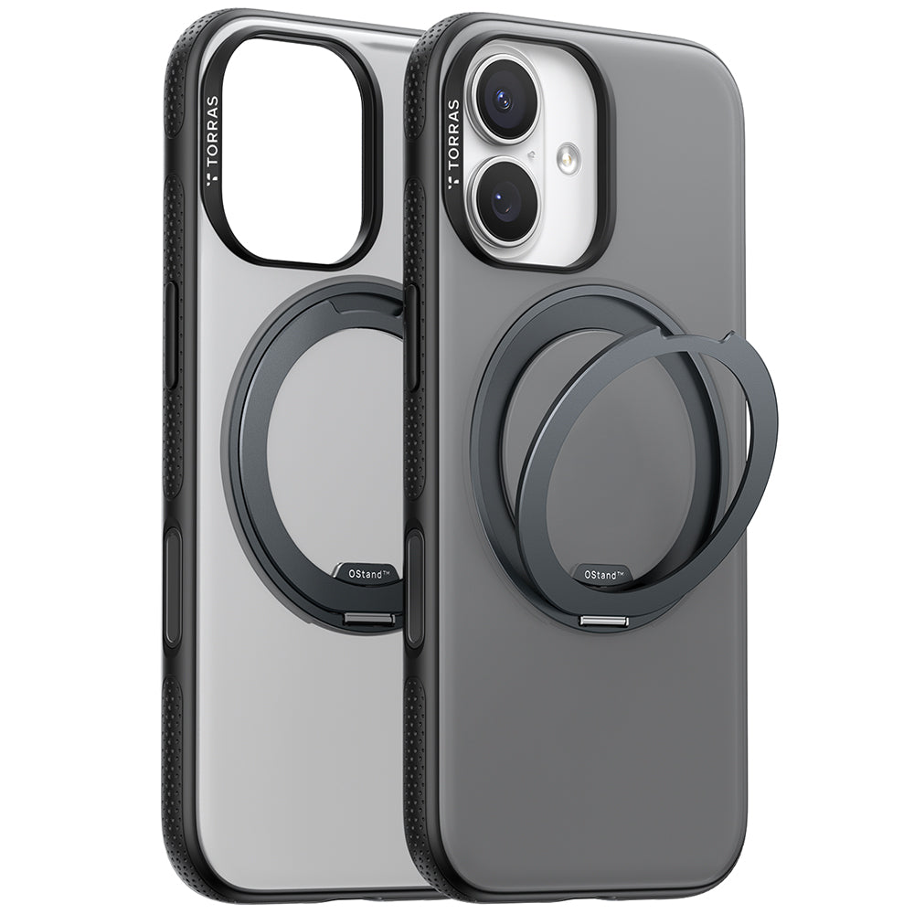 Funda MagSafe para Apple iPhone 17, Torras, Ostand R Fitness, Negra