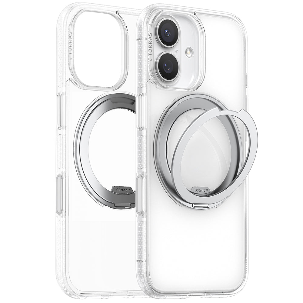 Funda MagSafe para Apple iPhone 17, Torras, Ostand R Fitness, Transparente