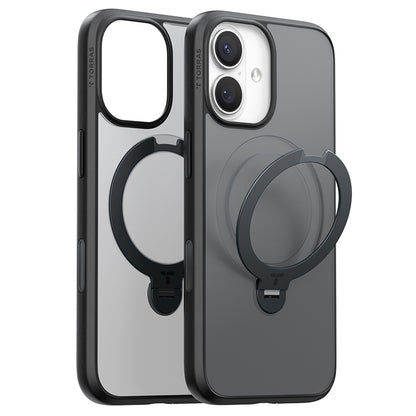 Funda MagSafe para Apple iPhone 17, Torras, Ostand Spin, Negra