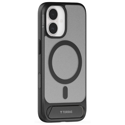 Funda MagSafe para Apple iPhone 17, Torras, Pstand, Negra