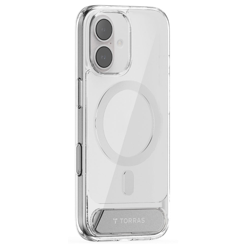 Funda MagSafe para Apple iPhone 17, Torras, Pstand, Transparente