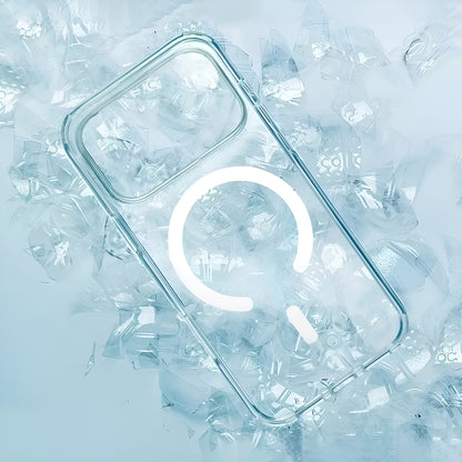 Funda MagSafe para Apple iPhone 17, UNIQ, Clario MagClick, Transparente