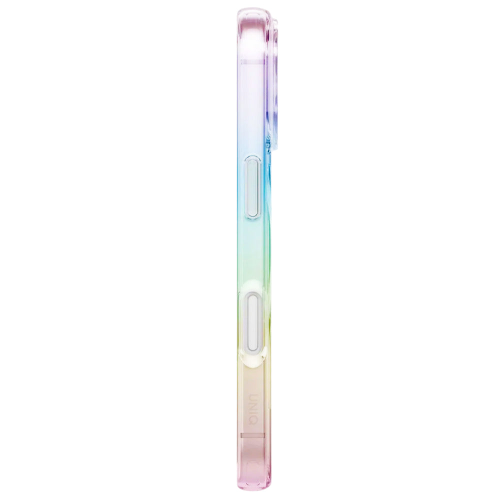 Funda MagSafe para Apple iPhone 17, UNIQ, Iridescia MagClick, Multicolor