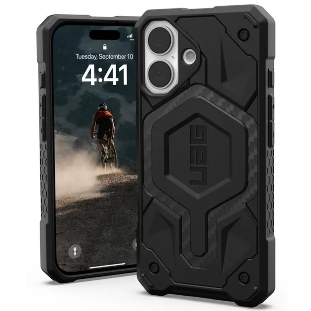 Funda MagSafe para Apple iPhone 17, Urban Armor Gear, Monarch Pro Carbon, Negra