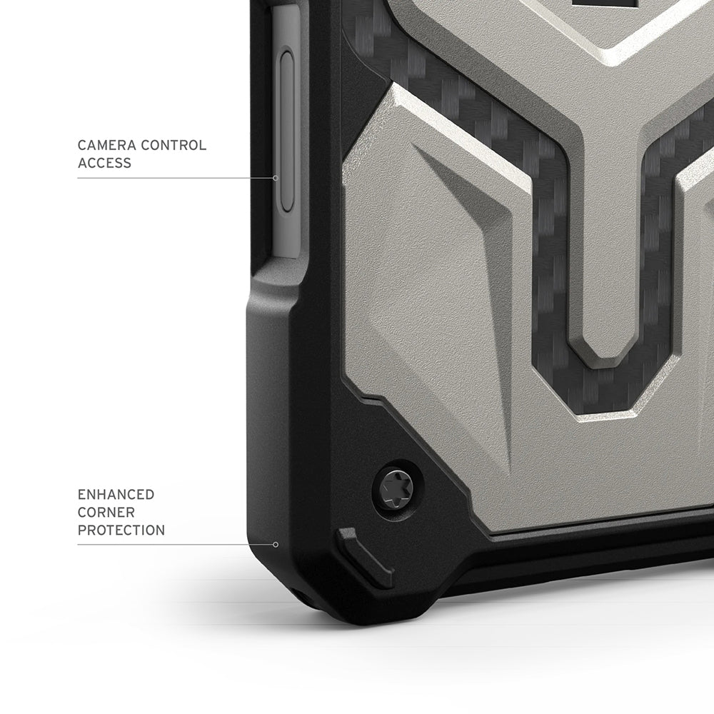 Funda MagSafe para Apple iPhone 17, Urban Armor Gear, Monarch Pro Kevlar, Negra
