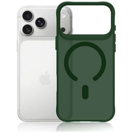 Funda MagSafe para Apple iPhone 18 Pro / 17 Pro, 3MK, Smoke MagCase, Verde