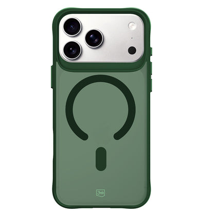 Funda MagSafe para Apple iPhone 18 Pro / 17 Pro, 3MK, Smoke MagCase, Verde