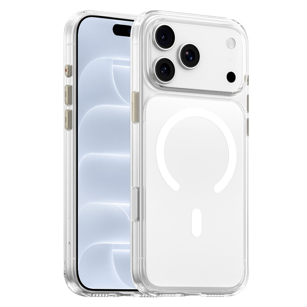 Funda MagSafe para Apple iPhone 18 Pro / 17 Pro, Blueo, Crystal+ anticaídas, transparente