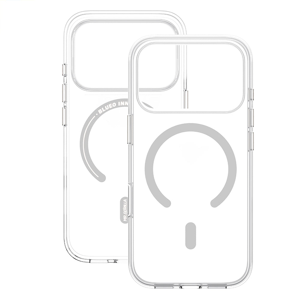 Funda MagSafe para Apple iPhone 18 Pro / 17 Pro, Blueo, Crystal Pro Anti-Drop, transparente